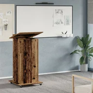 Stoły - vidaXL Mówca Stare drewno Drewno z recyklingu Średni Stół roboczy - miniaturka - grafika 1