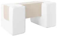 Klocki - Zestaw 3 Klocków Piankowych Kładka Na Rzepach Zestaw 3 Klocków Piankowych Kładka Na Rzepach (Kolor: Biały, Cappuccino) - miniaturka - grafika 1