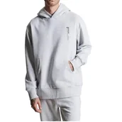 Bluzy męskie - Bluza męska Superdry Micro Slide Hood sportowa z kapturem szara-M/L - miniaturka - grafika 1