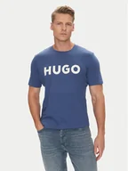 Koszulki męskie - HUGO T-Shirt Dulivio 50467556 Niebieski Regular Fit - miniaturka - grafika 1