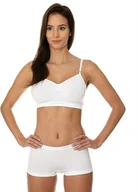 Bielizna sportowa damska - Brubeck Biustonosz Comfort Cotton biały r. 70B BR00012A - miniaturka - grafika 1