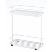 Półki łazienkowe - Biały dwupiętrowy organizer Yamazaki Tower - miniaturka - grafika 1