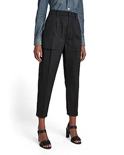 G-STAR RAW Damskie spodnie na co dzień Archive High Waist 3D ChinoG-STAR RAW damskie spodnie casualowe Archive High Waist 3D chinosy, Czarny (Dk Black Cobler D18634-c322-b787), 24 - Spodnie damskie - miniaturka - grafika 1