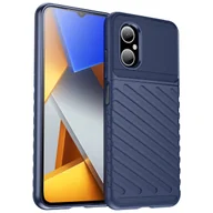 Etui i futerały do telefonów - Thunder Case etui Xiaomi Redmi Note 11E /Redmi 10 5G / Redmi 10 Prime+ 5G / Poco M4 5G silikonowy pancerny pokrowiec niebieskie - miniaturka - grafika 1
