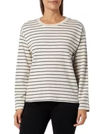 Koszulki i topy damskie - Vila Damska koszulka z długim rękawem Visiny Open O-Neck L/S, biały, M - miniaturka - grafika 1