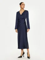 Sukienki - Imperial Sukienka koktajlowa AFGSIBA Niebieski Regular Fit - miniaturka - grafika 1