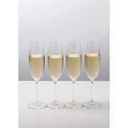 Kieliszki - Zestaw 4 kieliszków do szampana Mikasa Julie, 237 ml - miniaturka - grafika 1