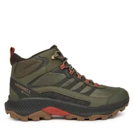 Buty trekkingowe męskie - Trekkingi Merrell Speed Strike 2 Mid GORE-TEX J037819 Zielony - miniaturka - grafika 1