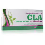 Odchudzanie i oczyszczanie - OLIMP CLA z zieloną herbatą + L-karnityna , 60 kapsułek - miniaturka - grafika 1