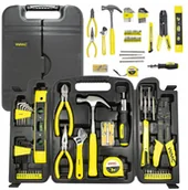 Zestawy narzędziowe - Zestaw narzędzi 130el. klucze TORX, IMBUS, młotek, bity, ściągacz izolacji, wkrętak w walizce - miniaturka - grafika 1
