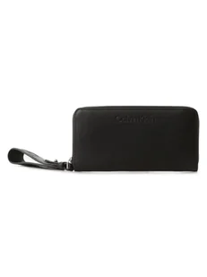 Calvin Klein Portfel damski Kobiety Sztuczna skóra czarny jednolity, ONE SIZE - Portfele - miniaturka - grafika 1
