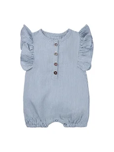 Noppies Rampers "Mancos" w kolorze niebieskim - Pajacyki dla niemowląt - miniaturka - grafika 1