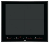 Płyty elektryczne do zabudowy - Płyta indukcyjna AEG IKE64683FB 60 cm czarna - miniaturka - grafika 1