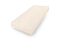 Prześcieradła - Prześcieradło jersey 150/160x190/200 beżowe jasne z gumką na wysoki materac 30 cm Jersey - miniaturka - grafika 1
