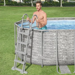 Lumarko Basen Power Steel Swim Vista Series, 549x274x122 cm - Baseny ogrodowe - miniaturka - grafika 12