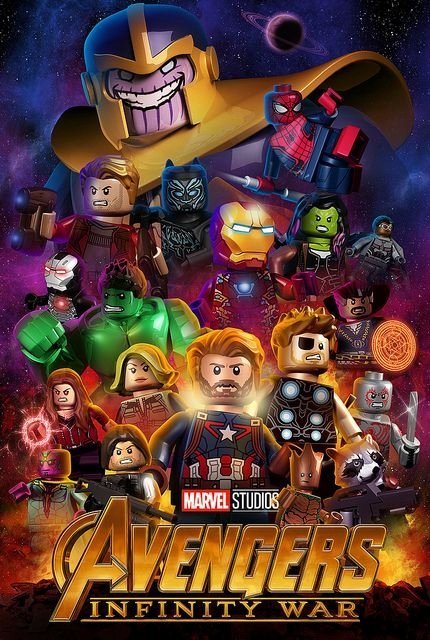 PUZZLE LEGO Ninjago Avengers Movie + IMIĘ Pudełko 120 el.