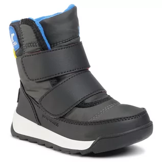 Buty dla chłopców - Śniegowce SOREL - Childrens Whitney II Strap NC3919 Coal - grafika 1