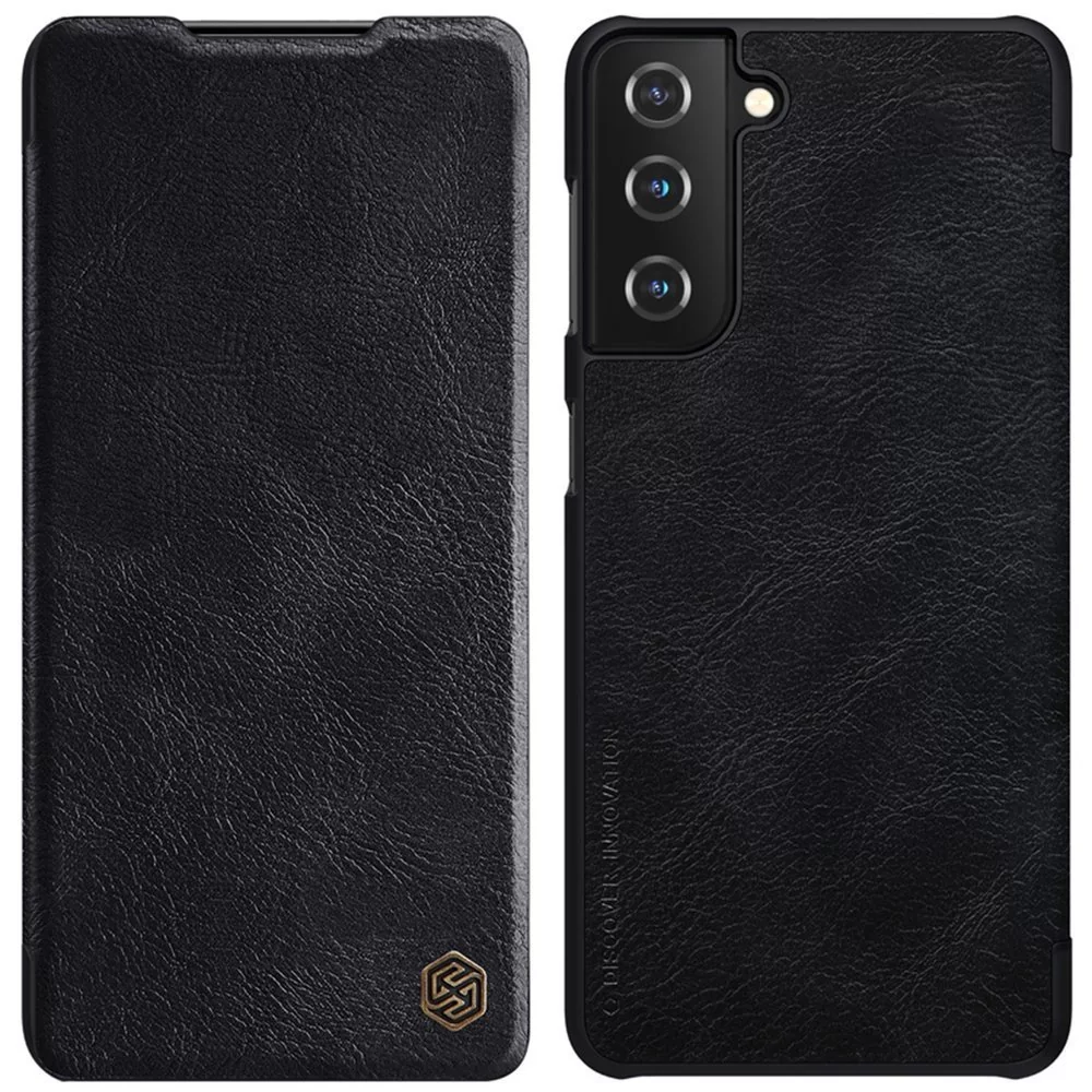 Nillkin Qin Leather Case Samsung Galaxy S21 Plus czarny GSETNIL00288N0