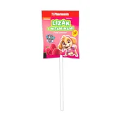 Gumy do żucia, lizaki, dropsy - Pharmasis Lizak z witaminami Psi Patrol, z sokiem owocowym, różne smaki, 1 sztuka - miniaturka - grafika 1