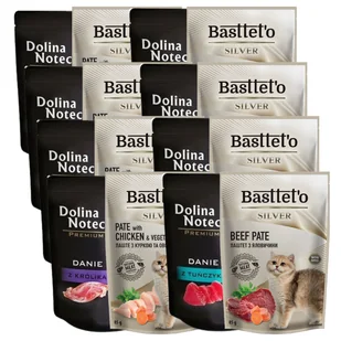 Dolina Noteci Premium + Basttet'o 16x85g - Mokra karma dla kotów - miniaturka - grafika 1