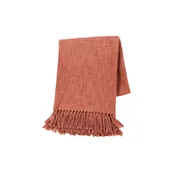 Koce - Brązowa narzuta Tiseco Home Studio Slub, 130x160 cm - miniaturka - grafika 1