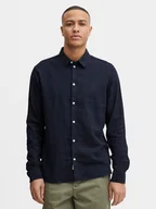 Koszule męskie - Solid Koszula 21107646 Granatowy Regular Fit - miniaturka - grafika 1