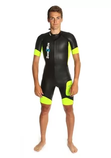 Pianki do pływania - Dare2Tri Dare2Tri Swim&Run Go Pianka pływacka Mężczyźni, black/yellow S 2020 Kombinezony i pianki 17040-b-S - grafika 1