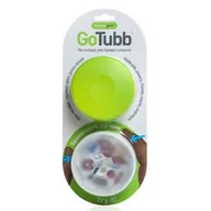 Termosy - Zestaw 2 pojemników turystycznych Humangear GoTubb 2-pack L - clear/green - miniaturka - grafika 1