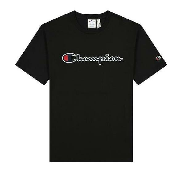Koszulka męska Champion 216473KK001 CREWNECK Czarna