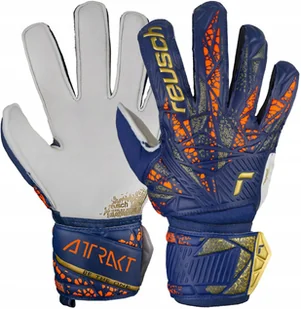 Reusch Attrakt Grip Junior rękawice bramkarskie piłkarskie dla dzieci 5 - Piłka nożna - miniaturka - grafika 1