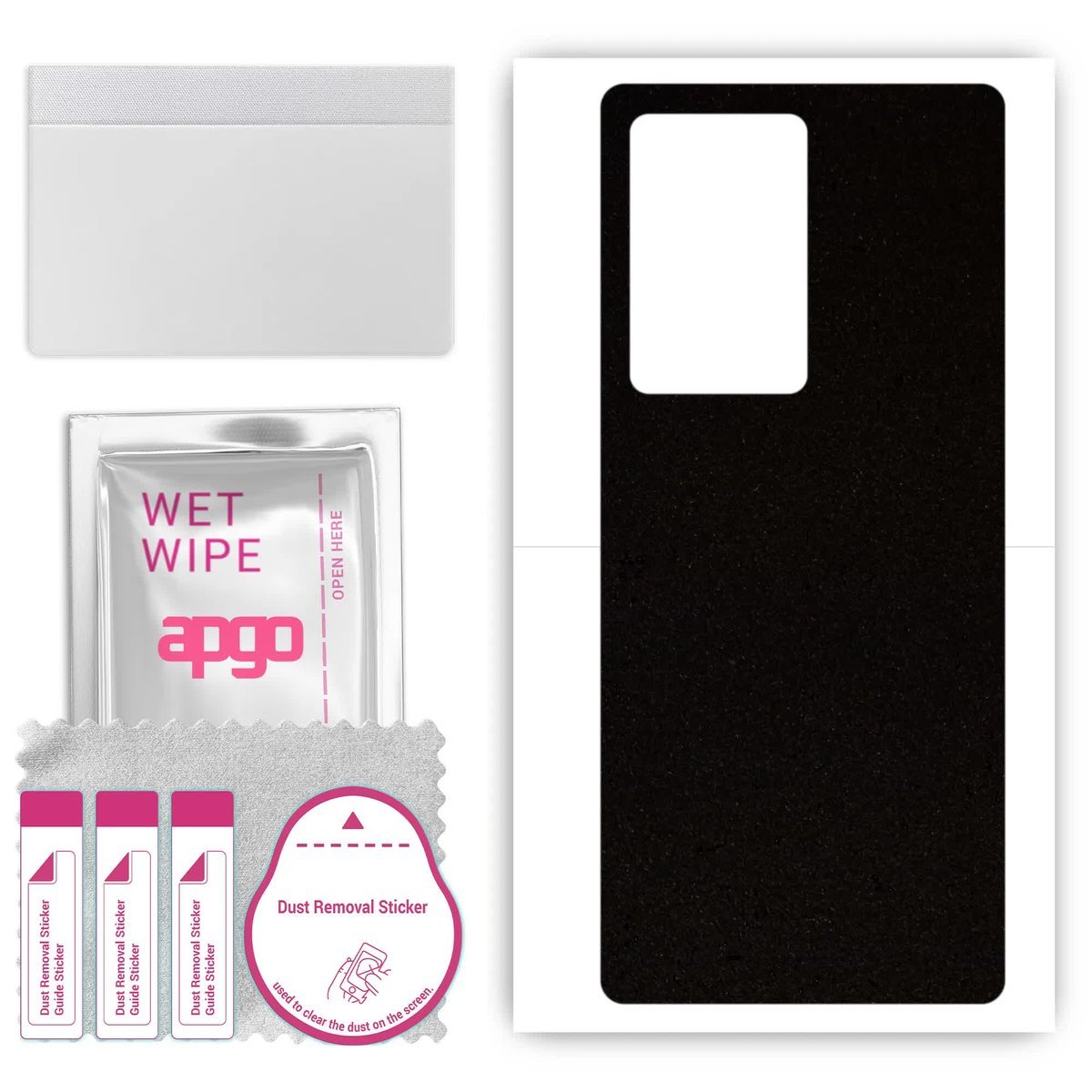 Folia naklejka skórka strukturalna na TYŁ Zamsz do ZTE Axon 40 Pro - Zamsz Czarny - apgo SKINS