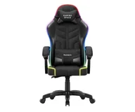 Fotele gamingowe - Huzaro Force 2.7 RGB Black - miniaturka - grafika 1