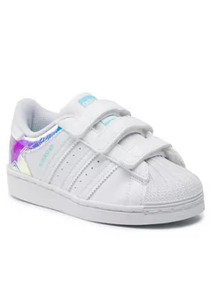 Buty dla dziewczynek - Adidas Buty Superstar Cf C H03950 Biały - grafika 1