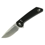 Noże - Nóż składany Reate PL-XF-A-2 Black Aluminium, Stonewashed Nitro-V - miniaturka - grafika 1