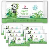 Chusteczki nawilżane - Chusteczki nawilżane Opharm Baby Wipes (64 sztuki) x 8 opakowań - miniaturka - grafika 1