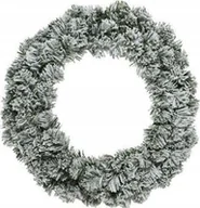 Ozdoby bożonarodzeniowe - Dekoracja świąteczna Kaemingk Wieniec świąteczny dekoracyjny ze śniegiem 35 cm - miniaturka - grafika 1