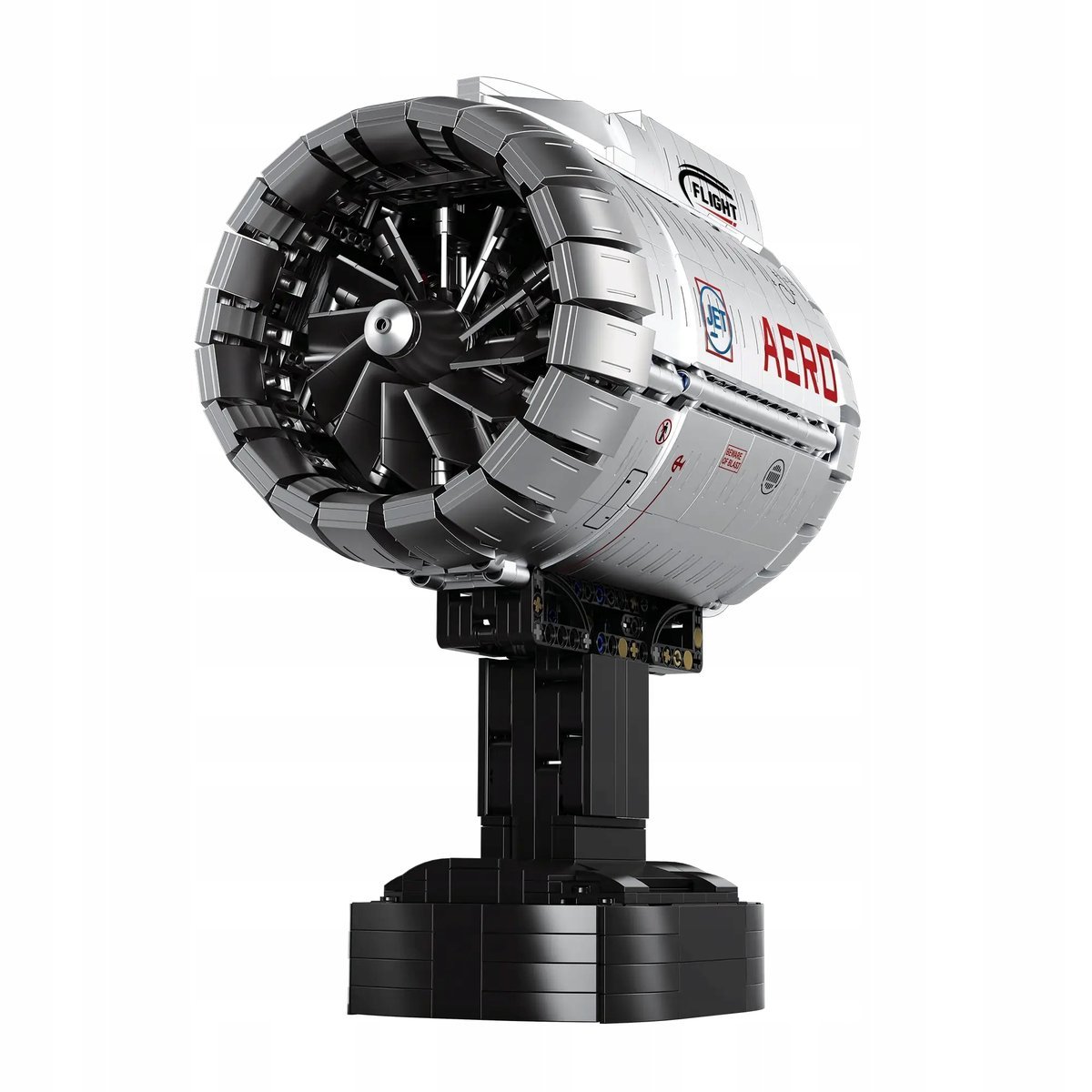 Klocki Reobrix 33019 – Odrzutowy Silnik Samolotowy 1813 el., Model Funkcjonalny