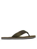 Klapki i japonki męskie - Tommy Hilfiger Japonki Patch Hilfiger Beach Sandal FM0FM05804 Zielony - miniaturka - grafika 1