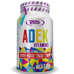 Real Pharm Adek Vitamins 60caps - Witaminy i minerały dla sportowców - miniaturka - grafika 1