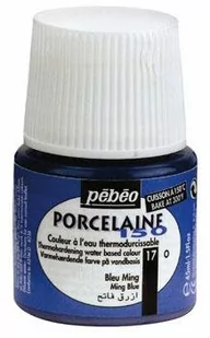 Farba Pebeo Porcelaine 150 - 17 Ming    Blue - Farby i media malarskie - miniaturka - grafika 1
