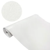 Tapety - Samoprzylepna Okleina Meblowa Biała Skóra Na Szafkę Regał Meble 45x240 - miniaturka - grafika 1