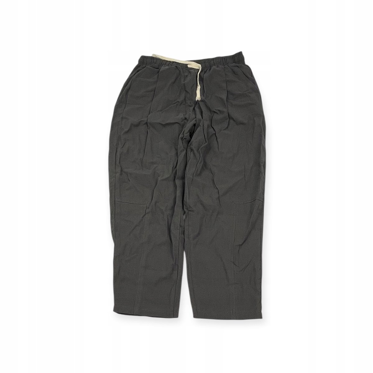 Spodnie Dresowe Damskie M Styl Old Money Klasyczna Biel Prosty Krój