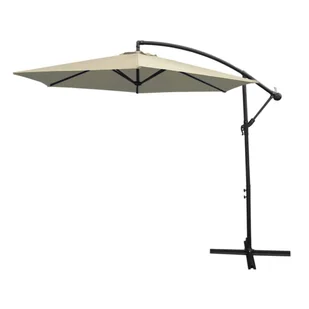 Parasol i Baza Wentylatora z Kremową Podporą - Parasole ogrodowe - miniaturka - grafika 1