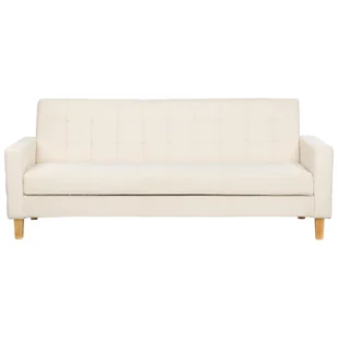 Sofa rozkładana złamana biel VEHKOO - Sofy i kanapy Sofa rozkładana złamana biel VEHKOO - Sofy i kanapy - miniaturka - grafika 1