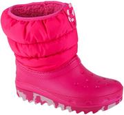 Buty dla dziewczynek - Crocs Classic Neo Puff Boot Kids 207684-6X0 Rozmiar: 33/34 - miniaturka - grafika 1
