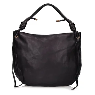 Torebka worek z frędzlami Toscanio F142 - Torebki damskie - miniaturka - grafika 1