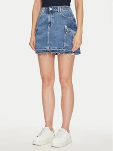 Guess Spódnica jeansowa W4YD52 D5B65 Niebieski Regular Fit - Spódnice - miniaturka - grafika 1