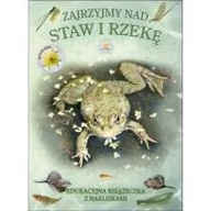 Baśnie, bajki, legendy - Zajrzyjmy nad staw i rzekę. Książeczka edukacyjna z naklejkami - miniaturka - grafika 1
