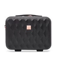 Kosmetyczki, organizery i kuferki - Kuferek Semi Line T5722-1 Czarny - miniaturka - grafika 1