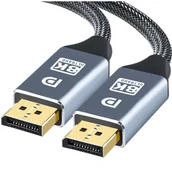 Pozostałe akcesoria do telefonów - Kabel ze złączem Alogy 2x Display Port DP 1.4 8K 30AWG do TV PC 1m - miniaturka - grafika 1